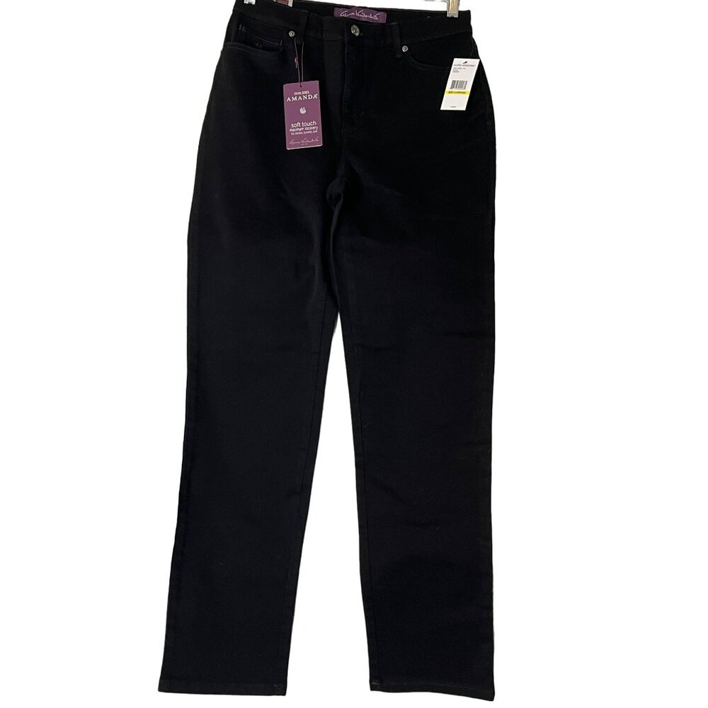 NWT Gloria Vanderbilt Amanda Jeans Size 6 Average Tapered Leg Classic Rise Soft